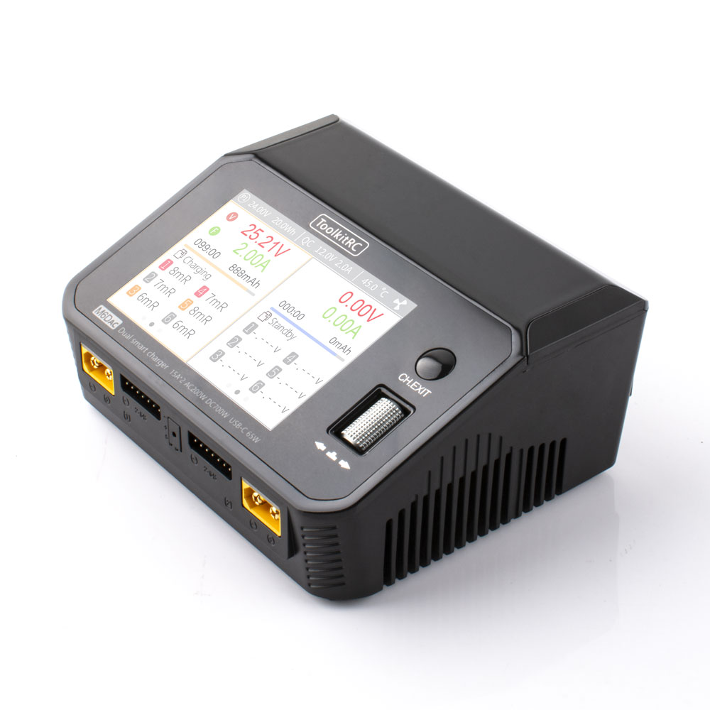 ToolkitRC M6DAC Dual Channel S - đánh giá và giá Toolkitrc M6Dac Smart Charger