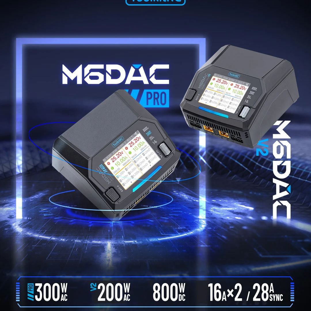 ToolkitRC M6DAC PRO M6DAC V2 D - đánh giá và giá Toolkitrc M6Dac Smart Charger
